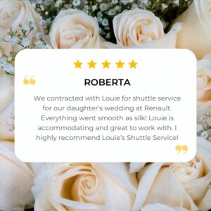 wedding shuttle bus review in Cape May NJ