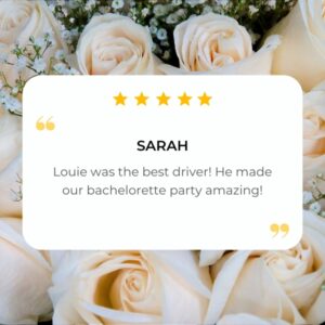 wedding shuttle bus review